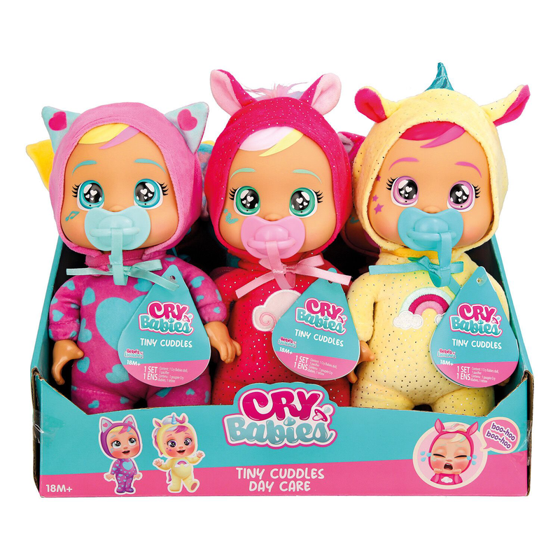Cry babies tiny cuddles day care doll, , medium-null