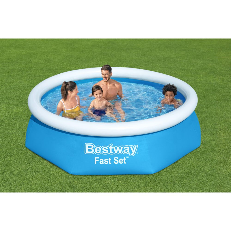 Fast set round inflatable pool, , medium-null