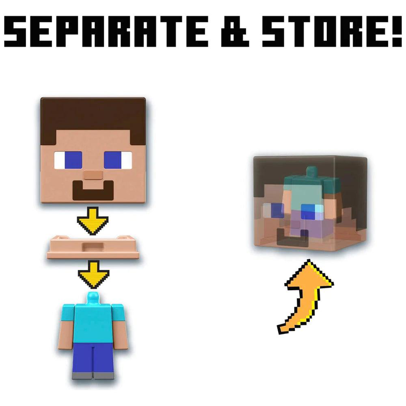 Minecraft mob head mini figures assortment, , medium-null