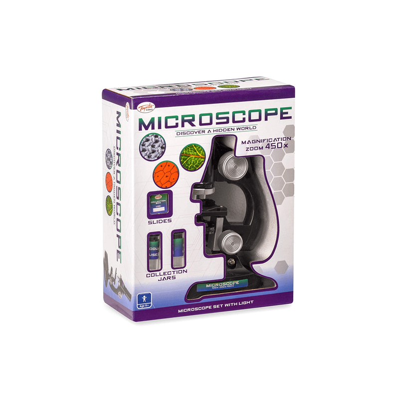 Microscope set with light, , medium-null