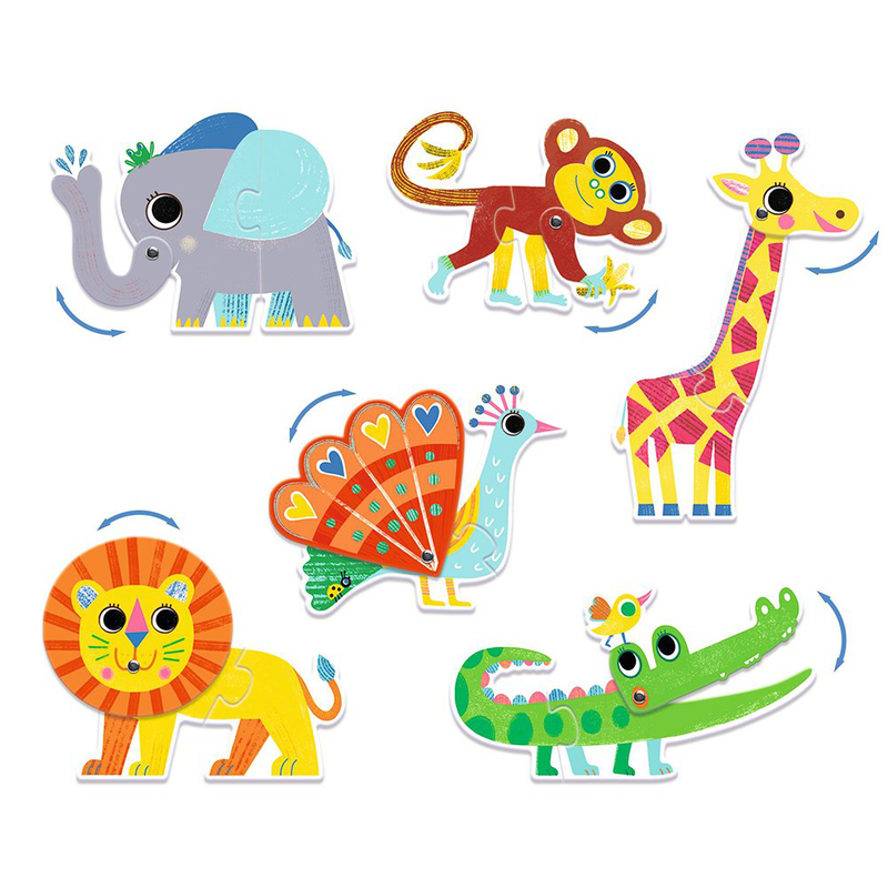 Articulo animals puzzle duo, , medium image number null