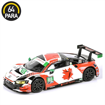 Para64 1/64 2019 audi r8 lms evo #88 speedstar 24hr daytona wrt, black/red/white
