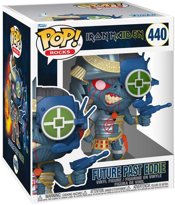 Product image: Pop funko! Rocks super: iron maiden future past eddie figure, , medium-null