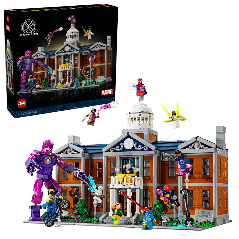 Lego marvel x-men: the x-mansion 76294 &gamma;&iota;&alpha; &eta;&lambda;&iota;&kappa;ί&epsilon;&sigmaf; 18+ 3093&tau;&mu;&chi;, , medium-null