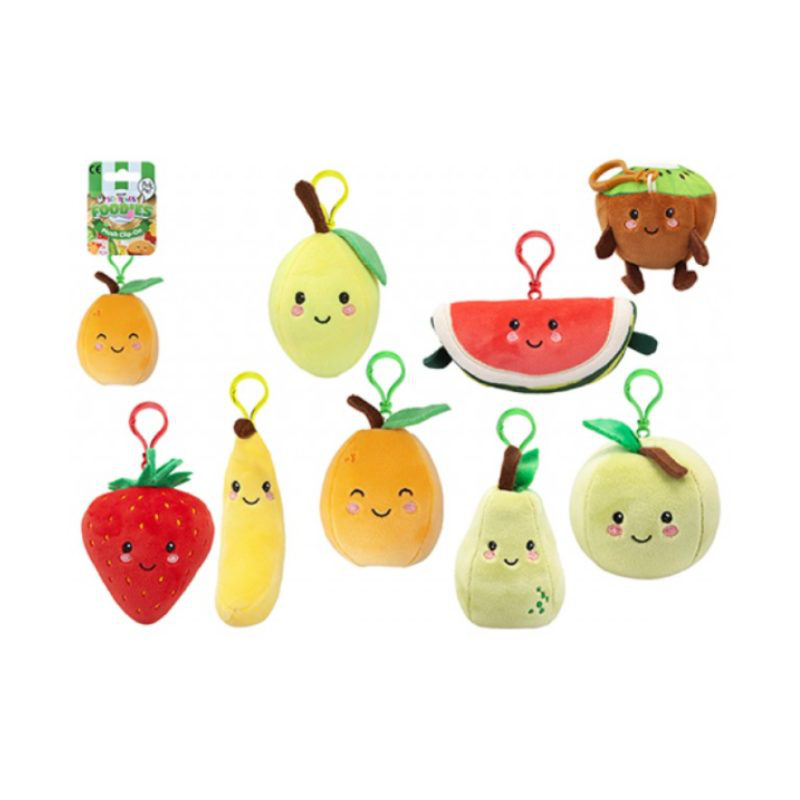 12cm softlings fruity foodies clip 8 asstd - watermelon-null