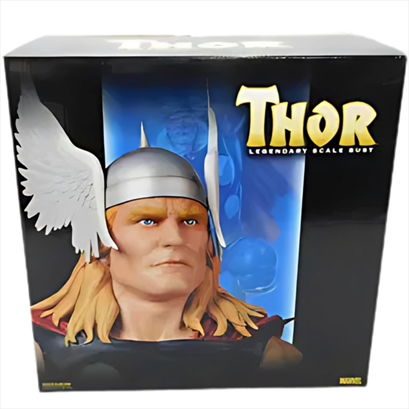 Sideshow collectibles - marvel thor legendary scale bust - 450/500 limited edition, , medium image number null