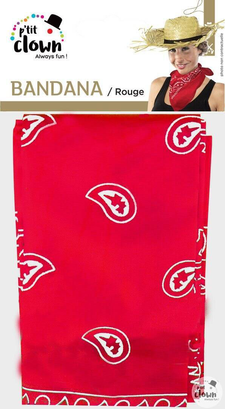 Bandana red paisley, , medium-null