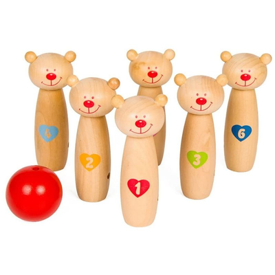 Classic world little bear bowling game, , medium