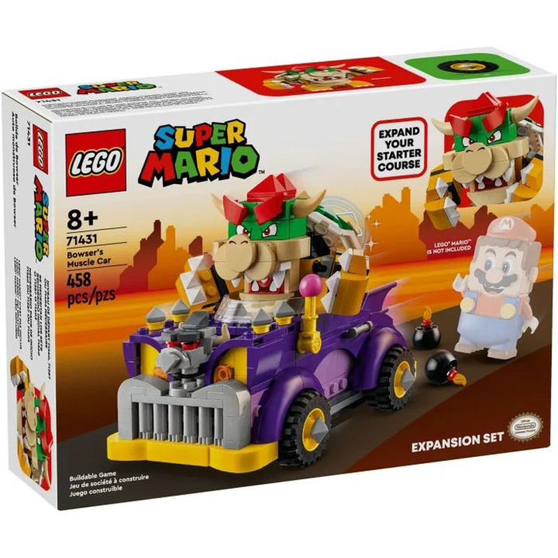 Product image: Lego super mario 71431 bowser's muscle car expansion set-null