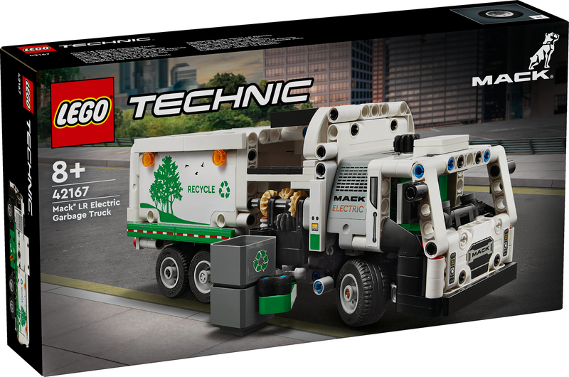 Lego technic mack&reg; lr electric garbage truck 42167 &gamma;&iota;&alpha; &eta;&lambda;&iota;&kappa;ί&epsilon;&sigmaf; 8+ 503&tau;&mu;&chi;, , medium-null