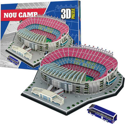 3d puzzle camp nou stadium - barcelona 69pcs, , medium