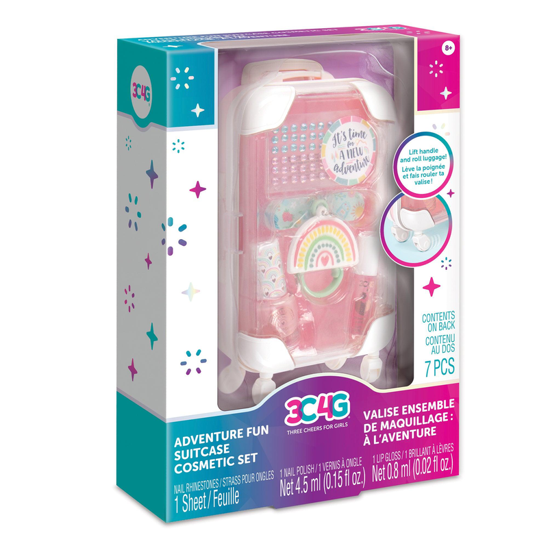 Product image: Make it real 3c4G adventure fun suitcase cosmetic set, , medium-null