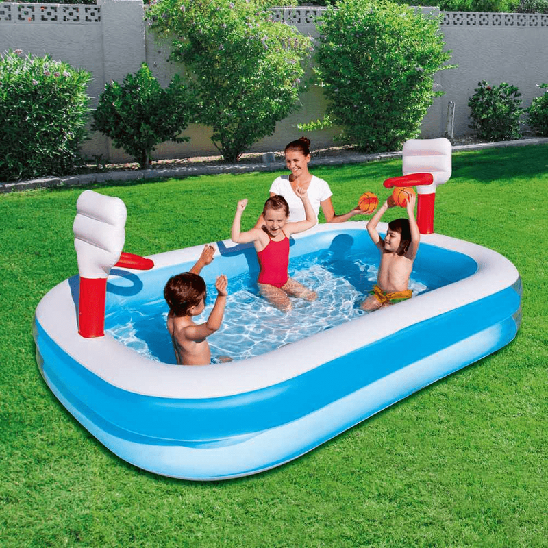 Bestway kiddie paddling pool basketball set 54122, , medium-null