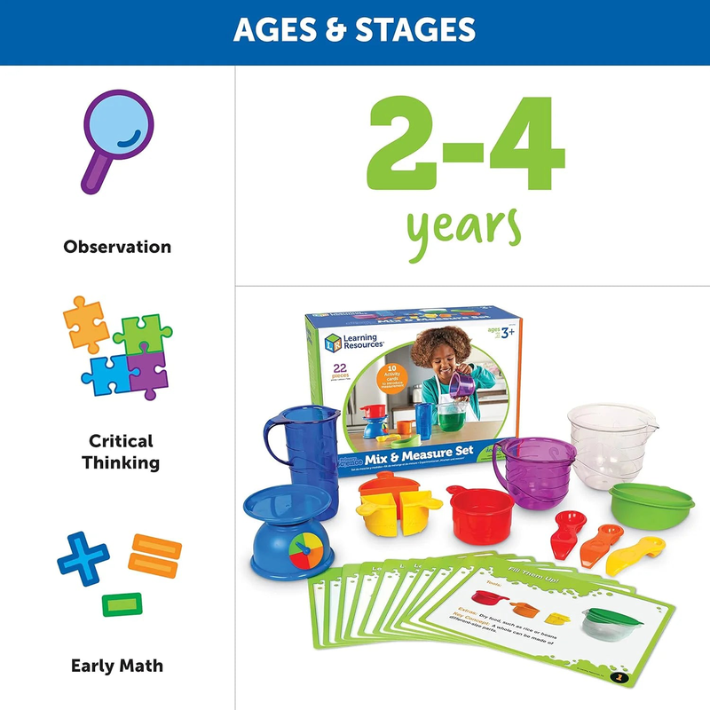 Product image: Learning resources primary science® mix & measure set, , medium-null