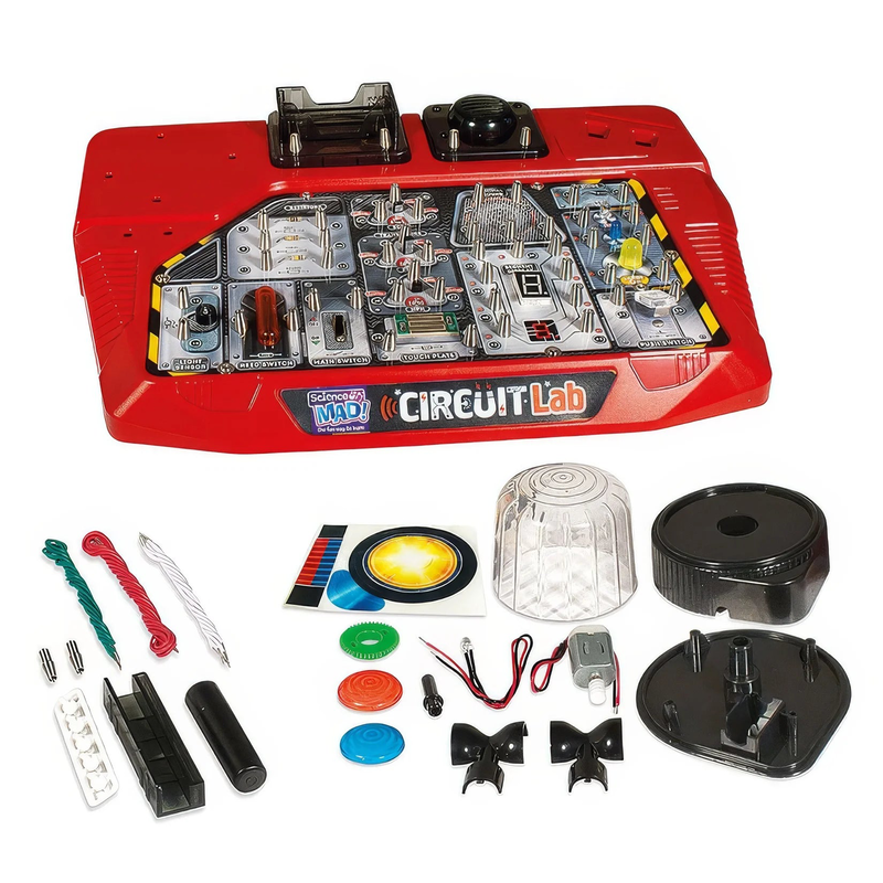 Science mad circuit lab kit with 50+ experiments, , medium-null