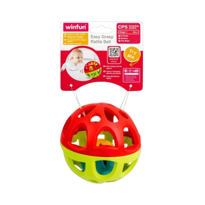 Winfun μπάλα κουδουνίστρα για μωρά με χαρούμενους ήχους & εύκολο πίασιμο, , medium