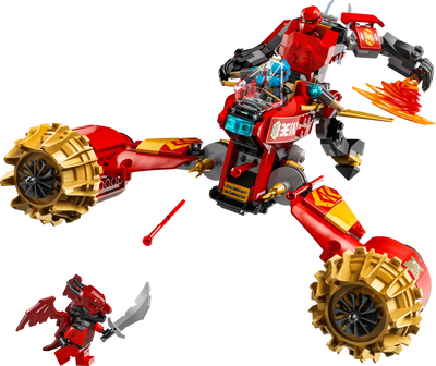 Lego ninjago 71830 kai's mech storm rider, , medium