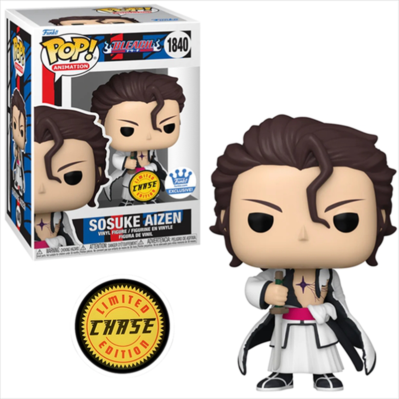 Product image: Funko pop! Animation: bleach - sosuke aizen chase #1840 funko shop exclusive, , medium-null