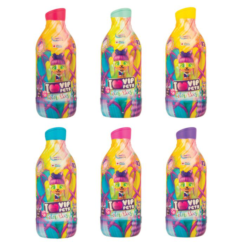 As vip pets series 2 color boost collectible doll with extra long 71200 3y+hair  1pc random selection, , medium-null