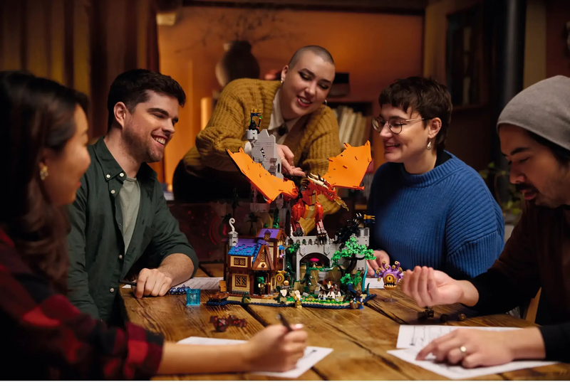 Lego ideas 21348 dungeons & dragons: red dragon's tale, , medium-null