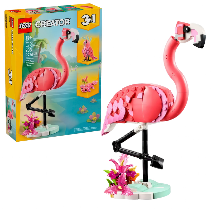 Product image: Lego creator 31170 wild animals: pink flamingo, , medium-null