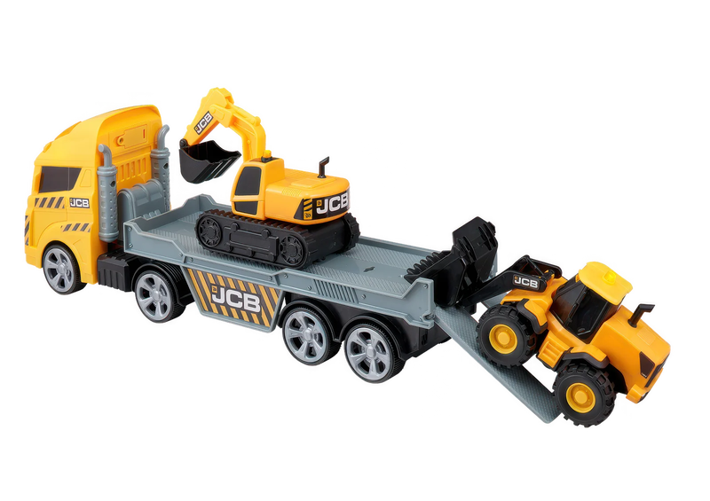 Product image: Teamsterz jcb light & sound construction transporter, , medium-null