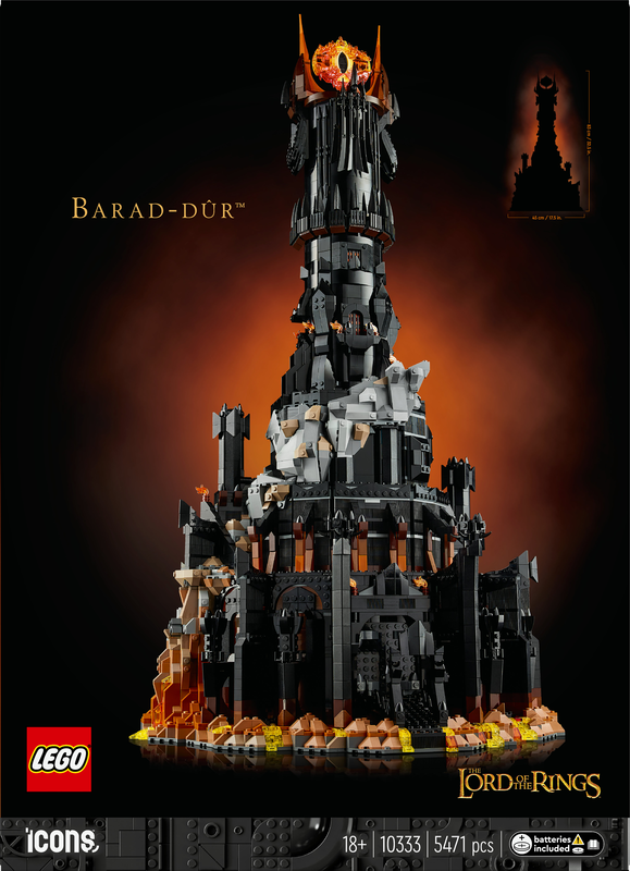 Lego icons the lord of the rings: barad-d&ucirc;r 10333 &gamma;&iota;&alpha; &eta;&lambda;&iota;&kappa;ί&epsilon;&sigmaf; 18+ 5471&tau;&mu;&chi;, , medium-null