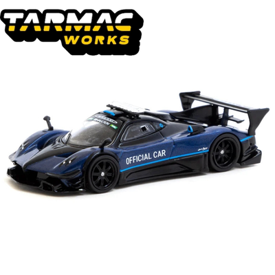 Tarmac 1/64 2019 pagani zonda revolucion suzuki 10 hours official car, blue, , medium