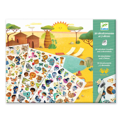 Djeco savannah, desert, and north pole: time for fun! Decals, , medium