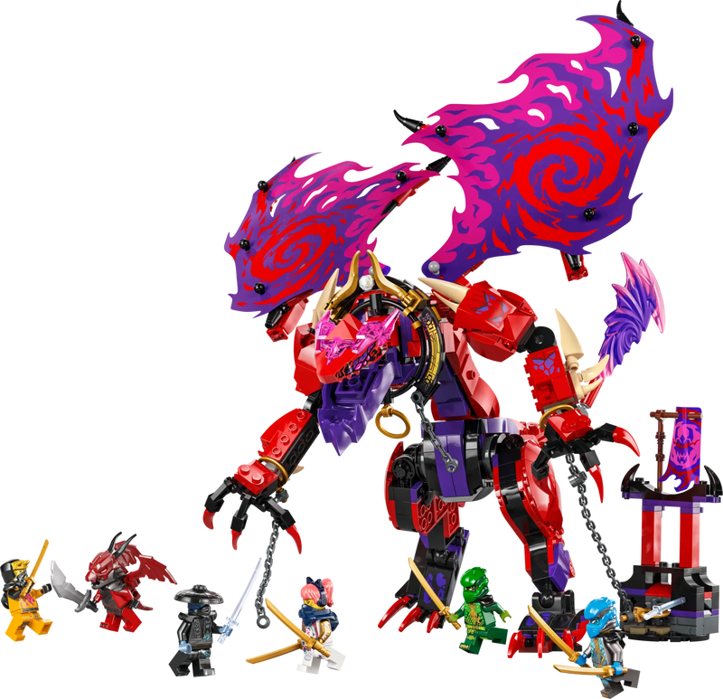 Lego ninjago 71832 thunderfang dragon of chaos, , medium-null