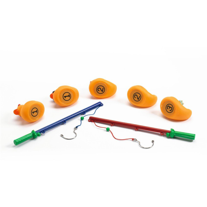 Fishing yellow ducks with 2 rods, , medium-null