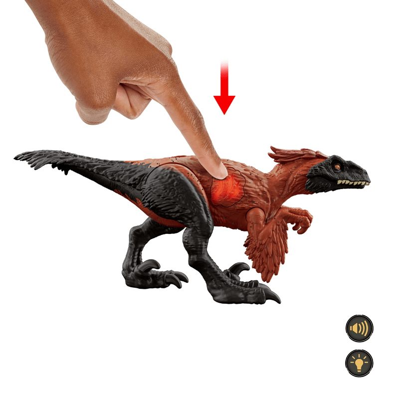 Jurassic world epic attack pyroraptor htp67, , medium-null