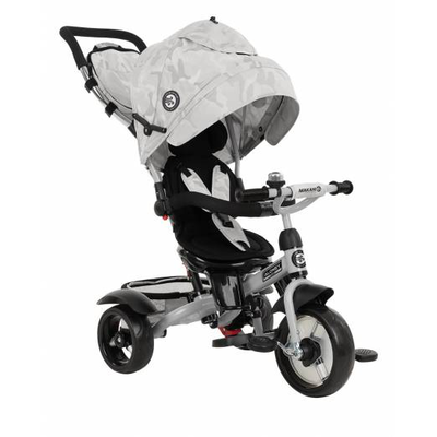 Kikka boo makani tricycle alonsy grey camouflage 2020, , medium