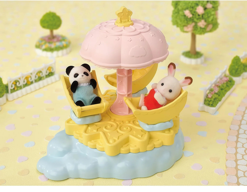 Sylvanian families baby star carousel, , medium image number null