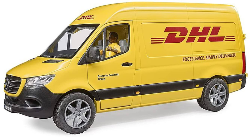 Bruder mercedes sprinter dhl with driver, , medium-null