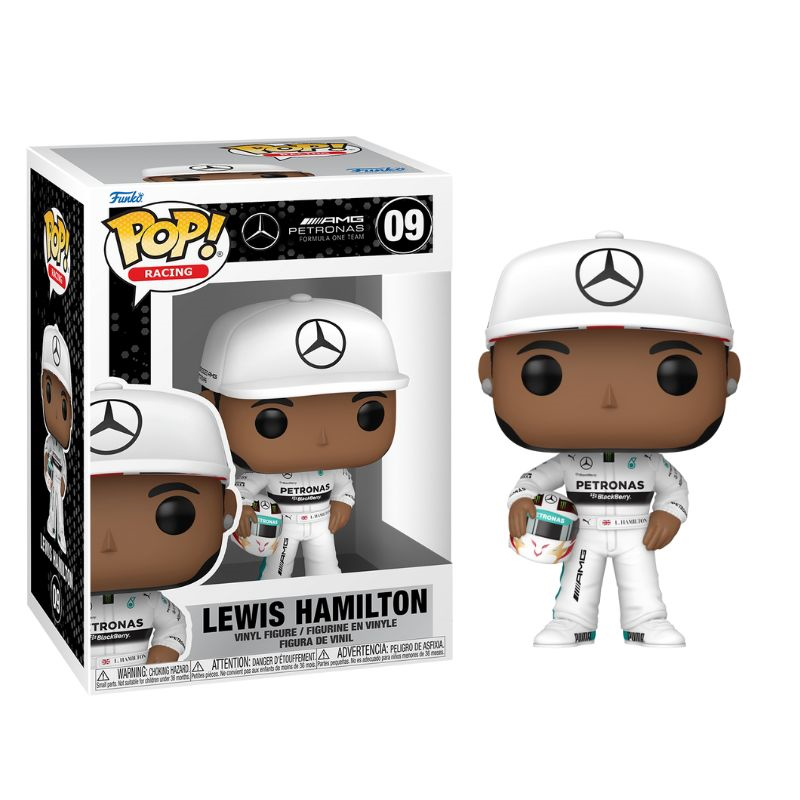 Product image: Funko pop! Racing : amg petronas formula one team - lewis hamilton with helm #09 vinyl figure 80581, , medium-null