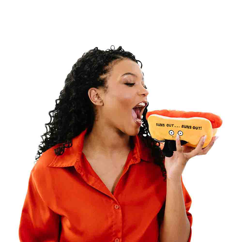 Punchkins plush hot dog suns out...buns out, , medium-null