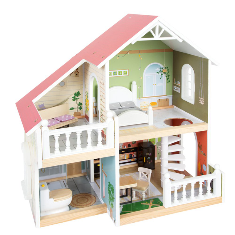 Compact urban villa dollhouse, , medium-null