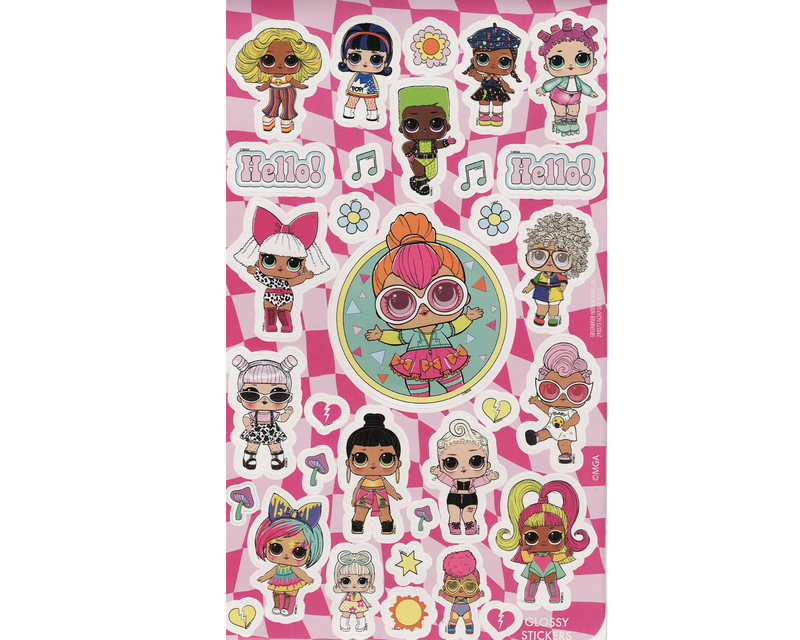 Lol surprise sticker book (4 sheets 150+ stickers), , medium-null