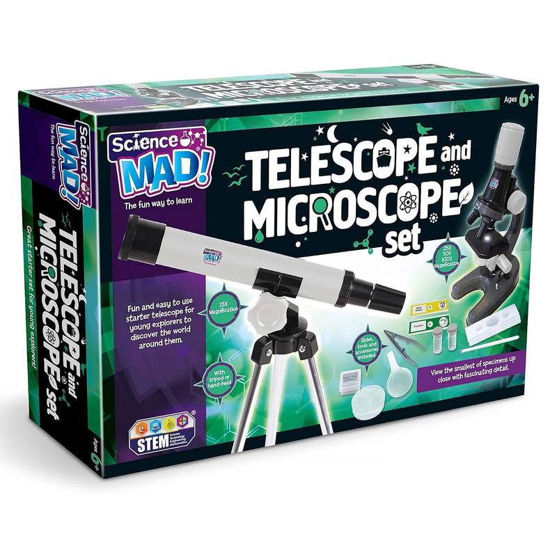 Product image: Science mad telescope & microscope combined set, , medium-null