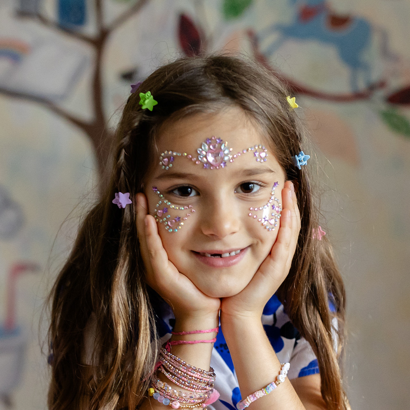 Great pretenders rainbow star mini hairclips, 10pc-null
