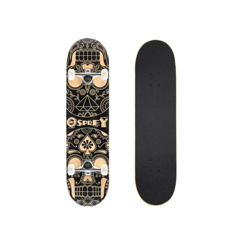 Osprey skateboard skull 31" double kick, , medium-null