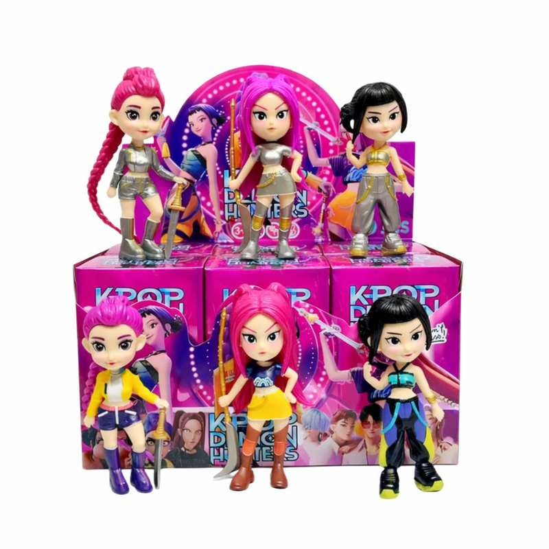 K-pop demon hunters mystery doll box &sigma;&upsilon;&lambda;&lambda;&epsilon;&kappa;&tau;&iota;&kappa;ή &mu;ί&nu;&iota; &phi;&iota;&gamma;&omicron;ύ&rho;&alpha; έ&kappa;&pi;&lambda;&eta;&xi;&eta; 3+ &epsilon;&tau;ώ&nu;, , medium-null