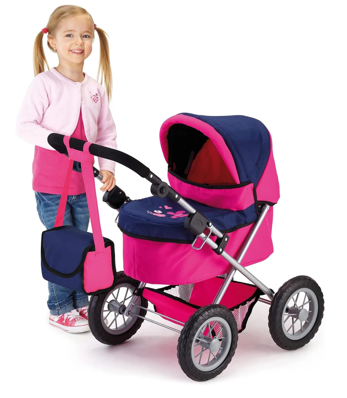 Bayer design pushchair pram for trendy doll, , medium-null