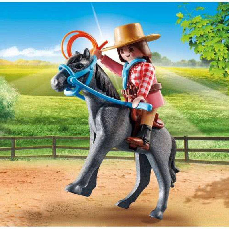 Product image: Playmobil 70602 special western rider cowgirl with horse, , medium-null