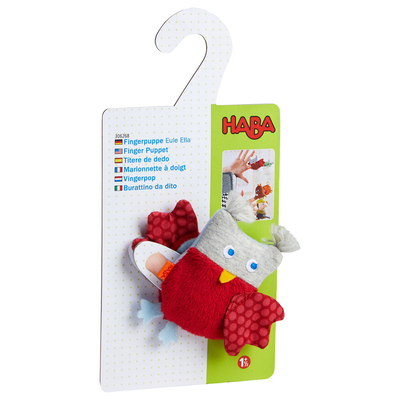 Haba finger puppet owl ella, , medium