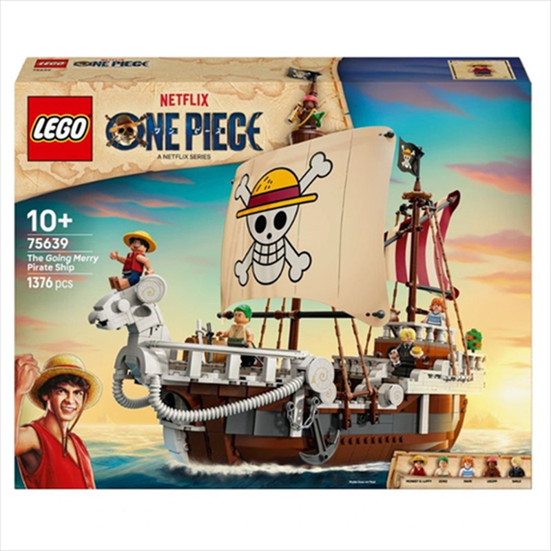 Lego one piece the going merry pirate ship 75639 for ages 10+ 1376pcs, , medium-null