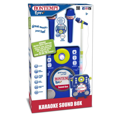 Bontempi karaoke sound box with 2 singalong microphone 42 5030, , medium