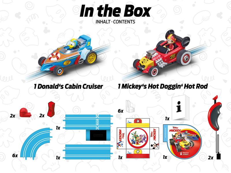 Carrera first race track - mickey's fun race, , medium image number null