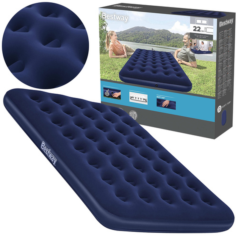 Bestway 67002 Airbed 191x137x22cm, , medium-null